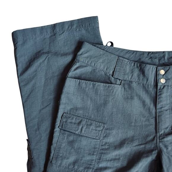The North Face Women’s Sz 10 Gray Convertible Hiking Pants Cargo Outdoor Active - Picture 4 of 16